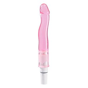 Pênis com Vibrador em Jelly - 13 cm (CORES SORTIDAS)