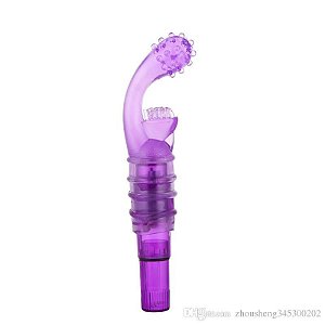 VIBRADOR SILICONE PONTO G COM PARTICULAS