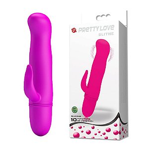 Vibrador Puro Silicone 10 níveis de vibração - Blithe - Pretty Love