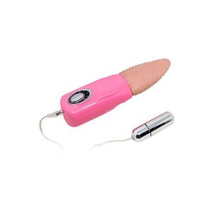 Vibrador em Formato de Língua Tongue Massager