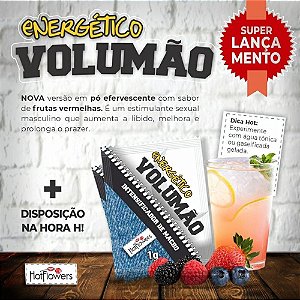 Volumão Energético Intensificador De Macho Sachê 1g Hot Flowers