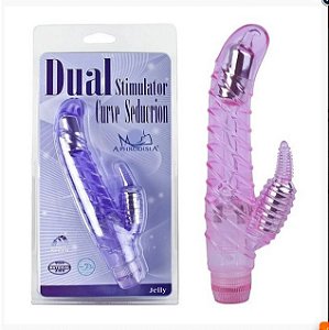 Curve Seduction Vibrador Ponto G com Estimulador de Clitoris Sexy Import
