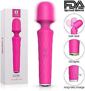 VIBRADOR MASSAGEADOR VARINHA MAGICA SILICONE  UBS S-HANDE LUNA