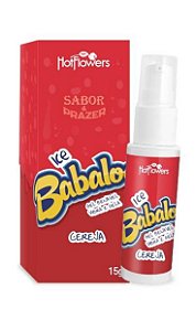 ICE BABALOO CEREJA - GEL BEIJÁVEL VIBRA E GELA - HOTFLOWERS