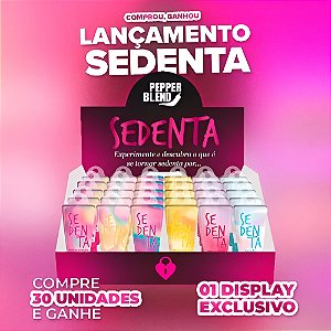Kit 30 Géis Preliminares Sedenta Por Sabores e GANHE Display Expositor