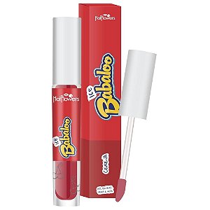 Gloss Ice Babaloo Cereja Vibra e Gela - Lábios Hidratados e Cheios de Brilho Hot Flowers