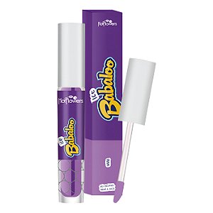 Gloss Ice Babaloo Uva Vibra e Gela - Lábios Hidratados e Cheios de Brilho Hot Flowers