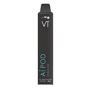 AÍ POD GELA - Gel Beijável Menta Gelada 20ml Hot Flowers