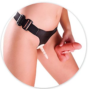 Cinto de Couro Sintético Acompanha Prótese 16 x 4cm - Hot Flowers