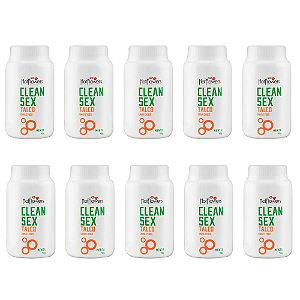Clean sex talco linha cyber 40g Hot Flowers Kit c/10 Und