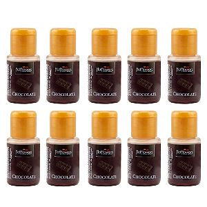 Gel Aromatizante Chocolate 15ml - Kit c/10 Und