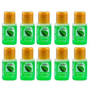 Gel Aromatizante Menta 15ml - Kit c/10 Und