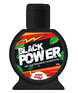 Gel eletrizante comestivel Black Power 15gr Pepper Blend