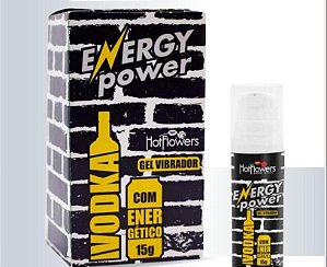Gel Vibrador Energy Power Vodka 15g Hot flowers