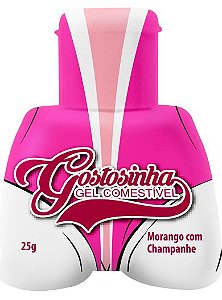 Gostosinha Gel Comestível Morango com Champanhe 25gr Pepper Blend