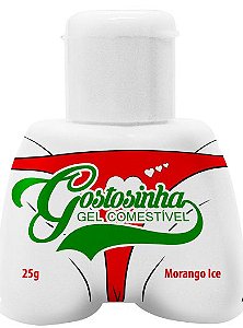 Gostosinha Gel Comestível Morango ICE Gela 25gr Pepper Blend