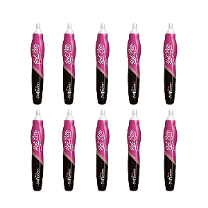 Hot Pen Morango com Champanhe 35g - Kit c/10 Und Hot Flowers