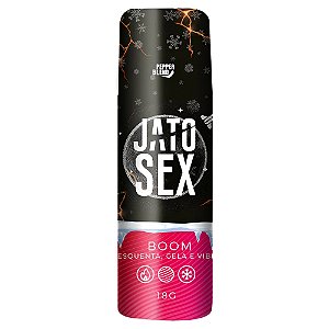 Jato Sex Boom Gel Comestível Esquenta, Gela e Vibra 18g - Pepper Blend