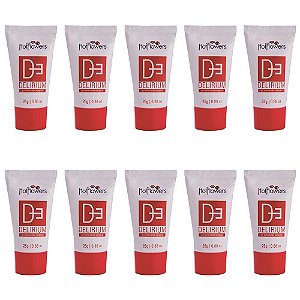 Kit Creme Delirium Bisnarga 25g  Embalagem c 10 unid. Hot Flowers