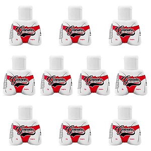 Kit Gostosinha Gel Comestível Cereja ICED 25gr  - Emb. c/10 und. Pepper Blend