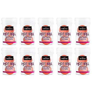 Kit Hot Ball Dupla Beija Muito - Sensação - Emb. c/10 und. Hot Flowers