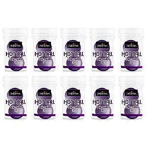 Kit Hot Ball Dupla Beija Muito - Uva - Emb. c/10 und. Hot Flowers