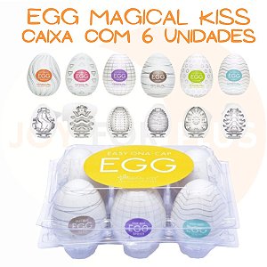 CAIXA COM 6 EGG MASTURBADOR UNISSEX - 6 UNIDADES