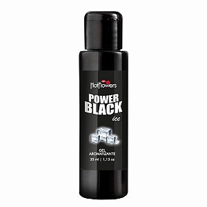 Power Black Ice - Gel Beijável Mentol 35ml Hot Flowers