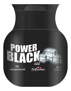 Power Black Ice - Gel Beijável Mentol 35ml Hot Flowers