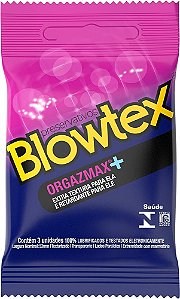Blowtex Preservativo Orgazmax Com 3 Unidades