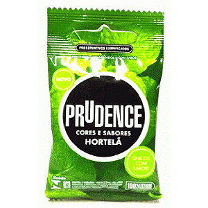 Preservativo Prudence Hortelã 3 unidades