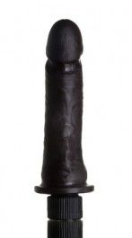 Prótese  Com Vibro Interno Black 16x4 cm