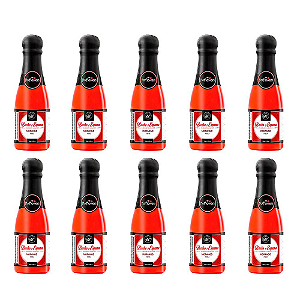 Sabonete Liquido Banho & Espuma - Morango Hot Flowers - Kit c/10 Und
