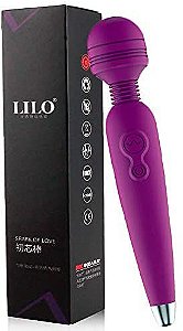 Massageador Vibrador Varinha Mágica Portátil Recarregável