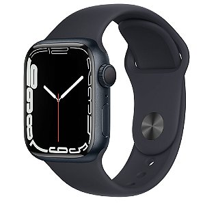Apple Watch Series 7 GPS 41mm Caixa de Alumínio Meia Noite