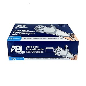 Luva Látex C/Pó para Procedimento Não Cirúrgico 100 Unidades - ABL
