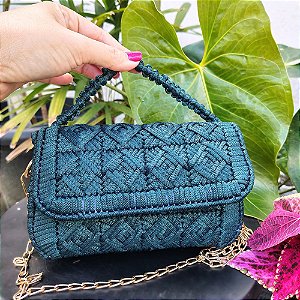 Bolsa de Fio Náutico Artesanal – Feita Sob Encomenda com Alça Removível