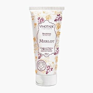 Shampoo Merlot Varietais Hidratação Profunda 200 ml - VINOTAGE