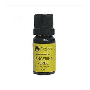 Óleo Essencial de Tangerina Verde Orgânico Natural e Vegano 10 ml - CATIVA NATUREZA