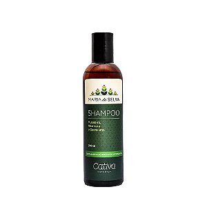 Shampoo Maria Da Selva Cabelos Ressecados Natural Orgânico e Vegano 240 ml - CATIVA NATUREZA