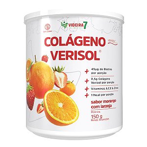 Colágeno Verisol c/Vit. e Min. Morango c/ Laranja - Videira 7