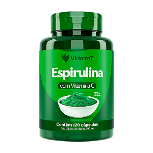 Espirulina C/ Vit. C 500 Mg 120 Caps