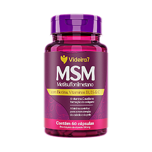MSM (Metilsulfonilmetano) - 60 Cápsulas - VIDEIRA7