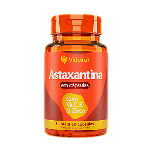Astaxantina C/Vit e Min 60 Caps