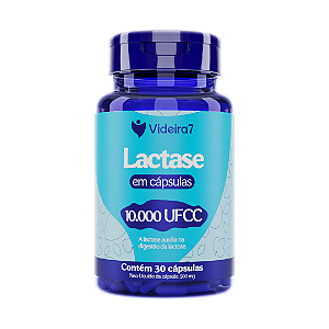 Enzima Lactase 10.000 FCC - 30 cápsulas - VIDEIRA7