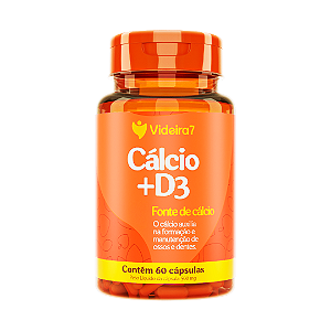 Cálcio 830 Mg + Vitamina D 2000UI - 60 Cápsulas - VIDEIRA7