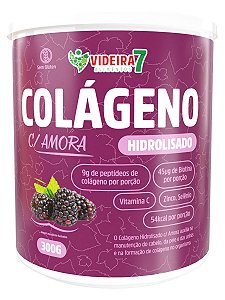 Colágeno Hidrolisado C/ Vit E Min + Biotina + Amora 300g