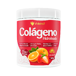 Colágeno Hidrolisado Verão 300g - Sabor Laranja com Morango - VIDEIRA7