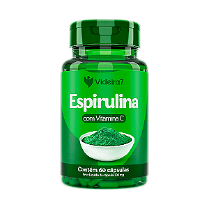 Espirulina C/ Vit. C 500 Mg 60 Caps