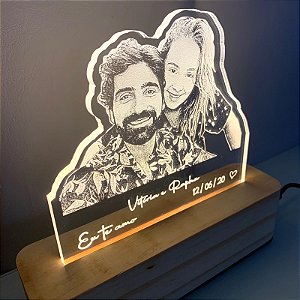 Luminária │ Com foto cantos arredondados